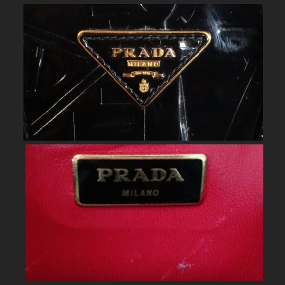 🖤VTG/RARE Prada🖤 - Limited Edition "Impreinte" Art Deco Spazzolato Large Tote - Picture 5 of 15